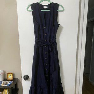 Calvin Klein Navy Maxi-Dress